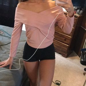 Pink dress top
